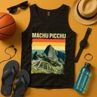 Cool Machu Picchu Art Machu Picchu Peru Tank Top thumb 4