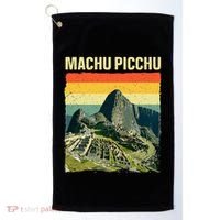 Cool Machu Picchu Art Machu Picchu Peru Golf Towel thumb 0