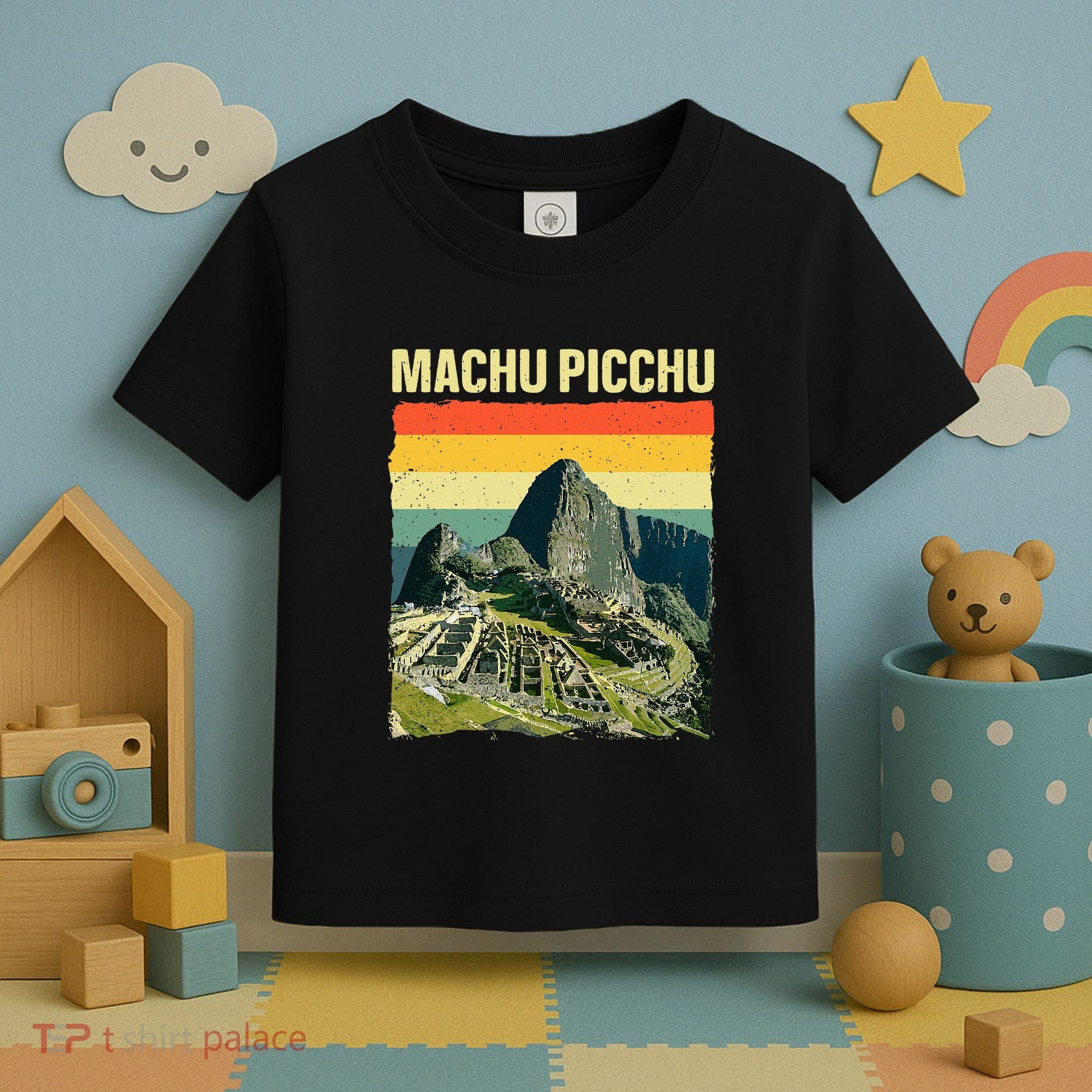 Cool Machu Picchu Art Machu Picchu Peru Toddler T-Shirt