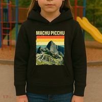 Cool Machu Picchu Art Machu Picchu Peru Kids Hoodie thumb 3