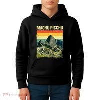 Cool Machu Picchu Art Machu Picchu Peru Kids Hoodie thumb 4