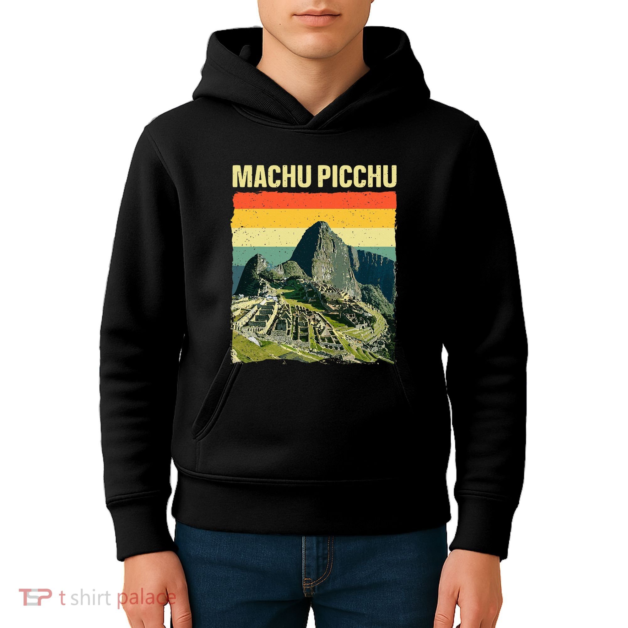 Cool Machu Picchu Art Machu Picchu Peru Kids Hoodie