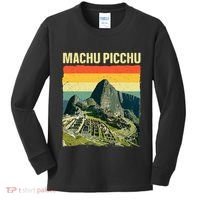 Cool Machu Picchu Art Machu Picchu Peru Kids Long Sleeve Shirt thumb 0