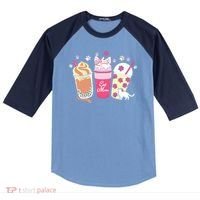 Cat Mom Paw Frappuccino Cute Raglan Baseball Sleeve Shirt thumb 0