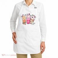 Cat Mom Paw Frappuccino Cute Apron thumb 2