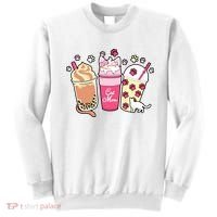 Cat Mom Paw Frappuccino Cute Sweatshirt thumb 0