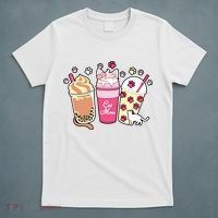 Cat Mom Paw Frappuccino Cute T-Shirt thumb 5