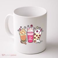 Cat Mom Paw Frappuccino Cute Coffee Mug thumb 0