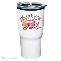Cat Mom Paw Frappuccino Cute Tumbler thumb 0