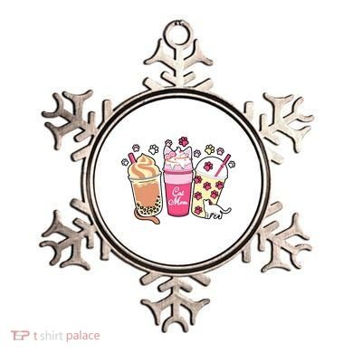Cat Mom Paw Frappuccino Cute Ornament