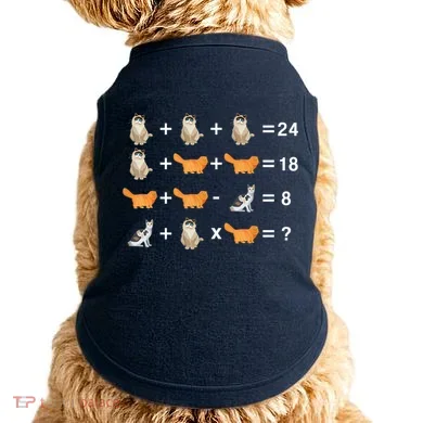 Cat Math Puzzle Doggie Tank
