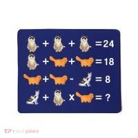 Cat Math Puzzle Mousepad thumb 0
