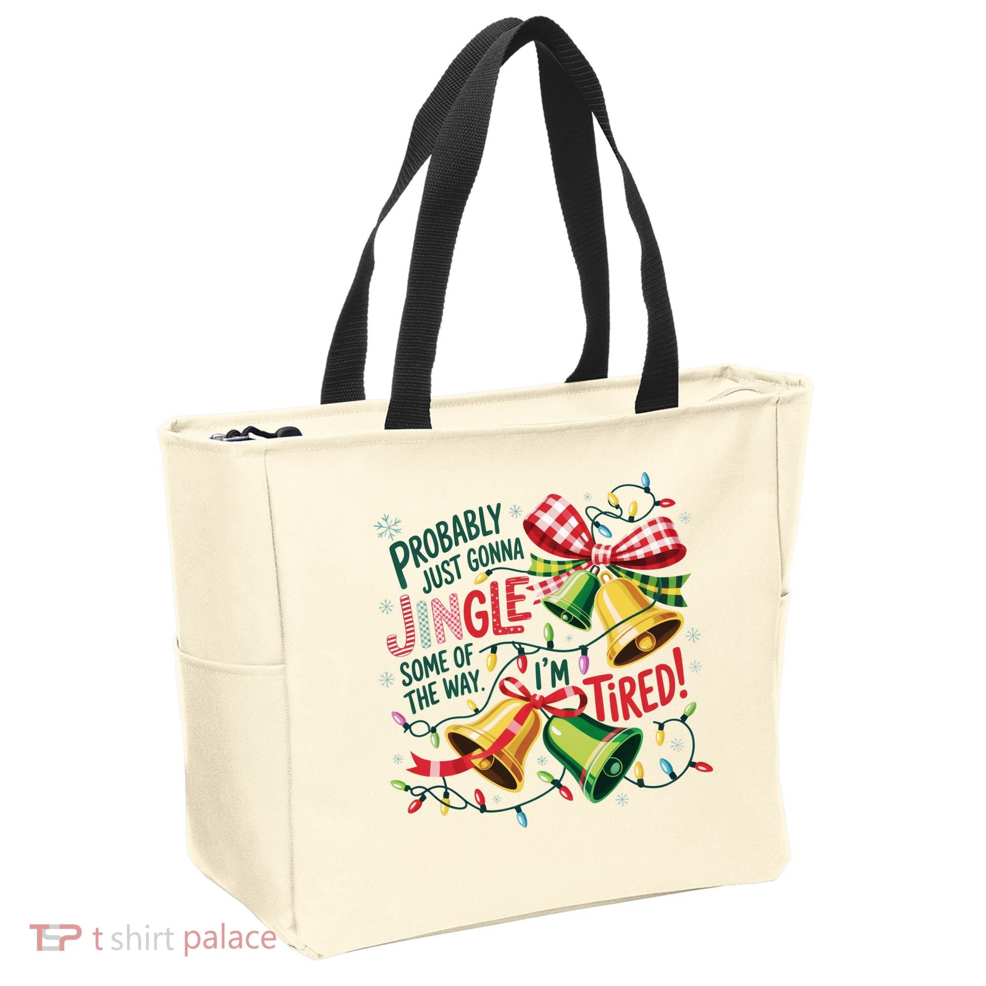 Christmas Meme Probably Just Gonna Jingle Some Of The Way Tote Bag