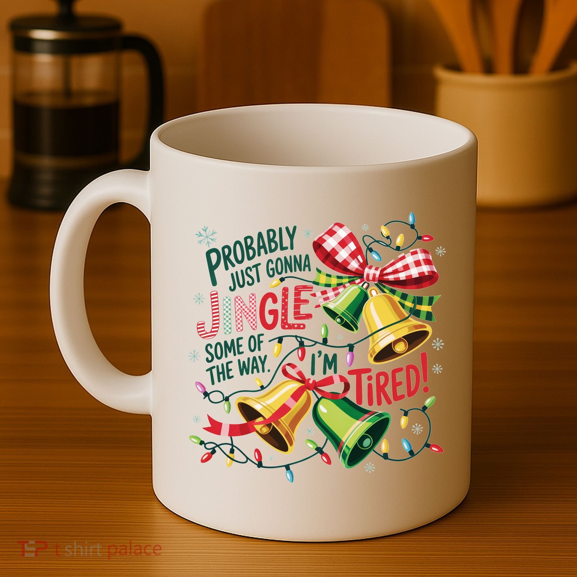 Christmas Meme Probably Just Gonna Jingle Some Of The Way Coffee Mug