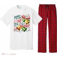 Christmas Meme Probably Just Gonna Jingle Some Of The Way Pajama Set thumb 0