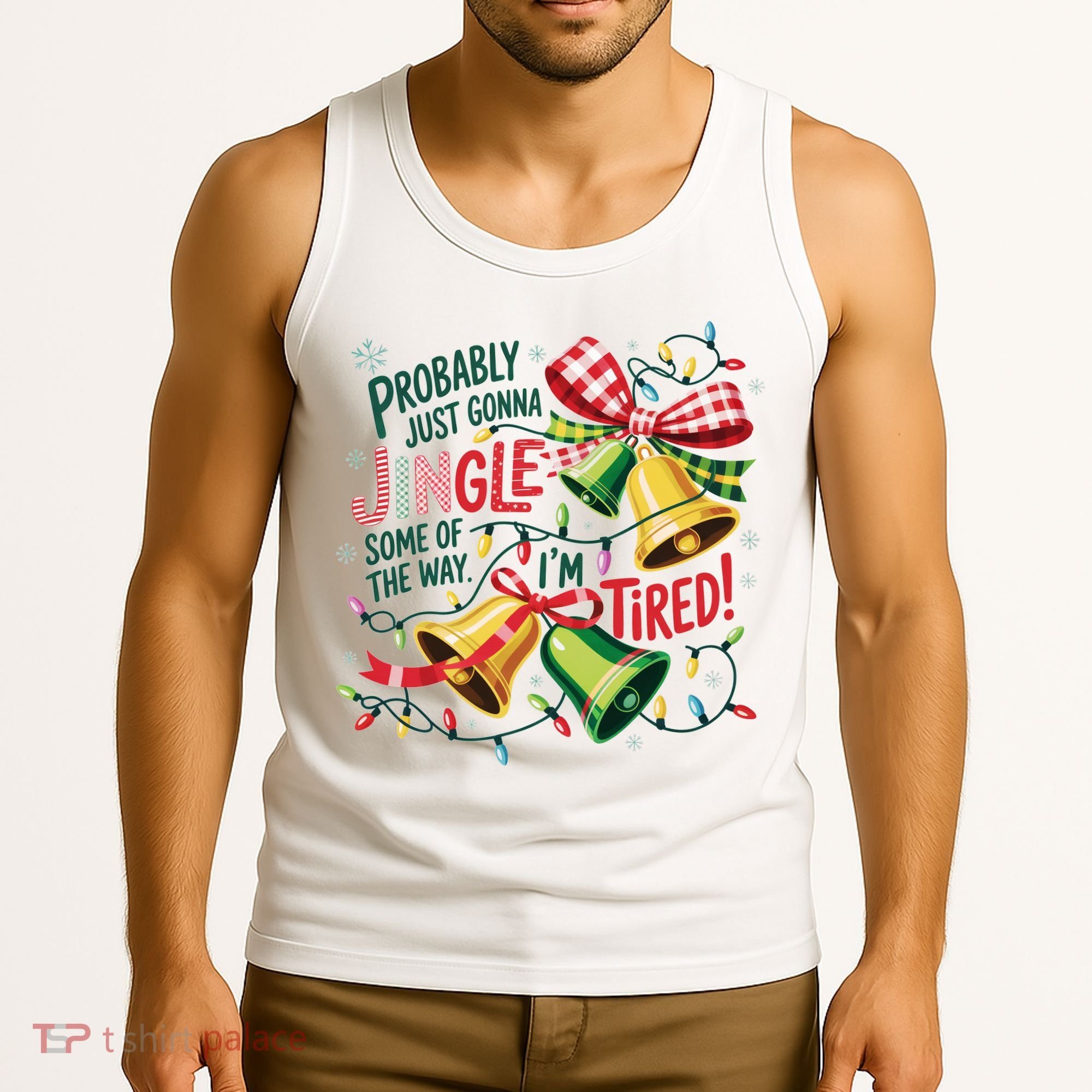 Christmas Meme Probably Just Gonna Jingle Some Of The Way Tank Top