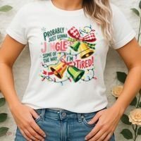 Christmas Meme Probably Just Gonna Jingle Some Of The Way Women's T-Shirt thumb 2
