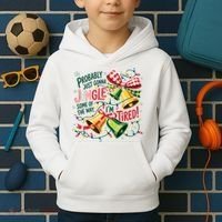 Christmas Meme Probably Just Gonna Jingle Some Of The Way Kids Hoodie thumb 2