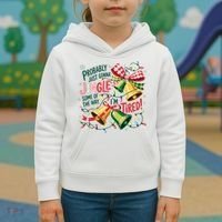 Christmas Meme Probably Just Gonna Jingle Some Of The Way Kids Hoodie thumb 3