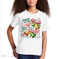 Christmas Meme Probably Just Gonna Jingle Some Of The Way Kids T-Shirt thumb 2