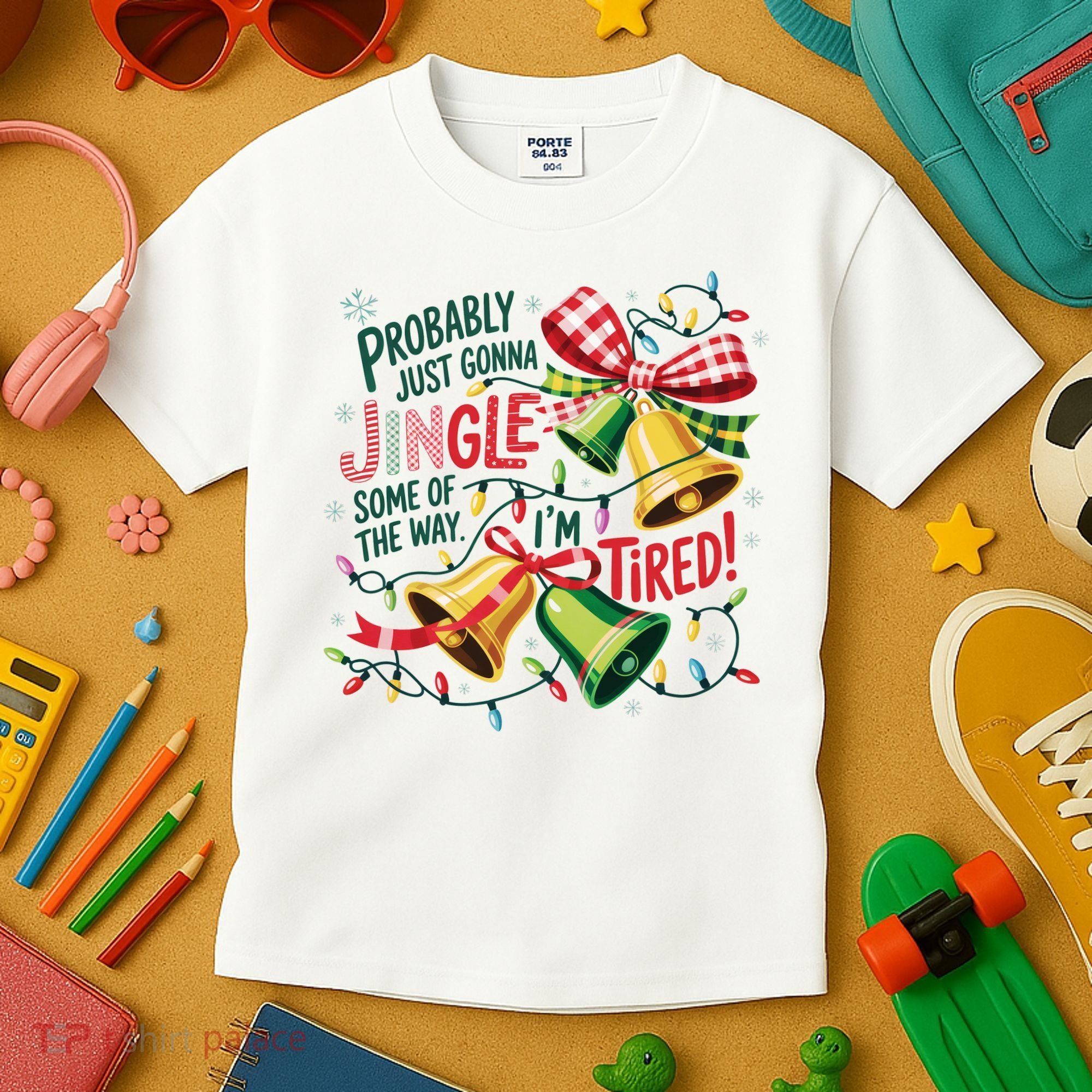 Christmas Meme Probably Just Gonna Jingle Some Of The Way Kids T-Shirt