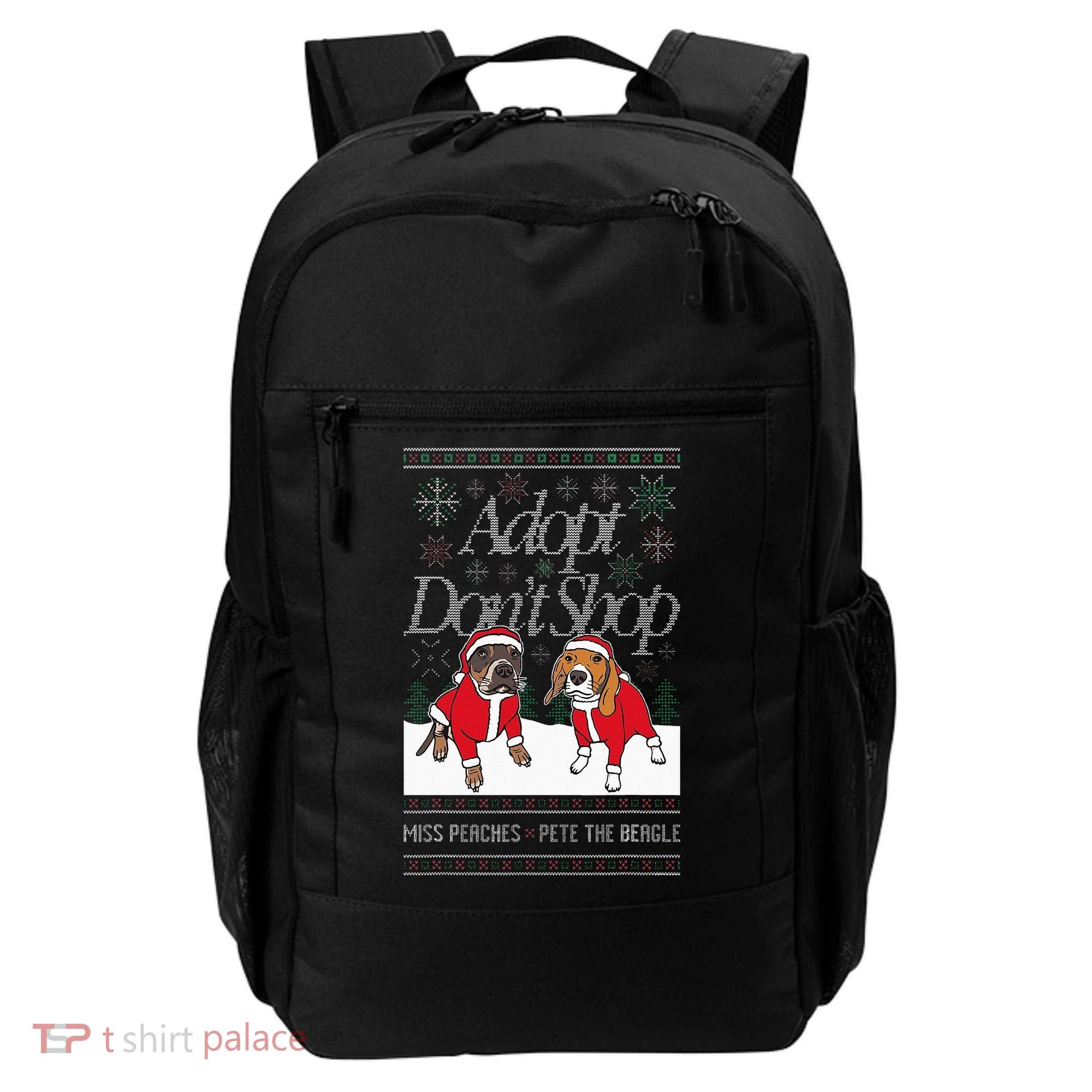 Christmas Miss Peaches & Pete The Beagle Backpack