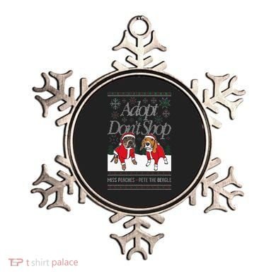 Christmas Miss Peaches & Pete The Beagle Ornament