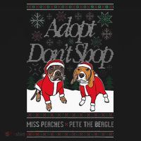 Christmas Miss Peaches & Pete The Beagle Ornament thumb 1