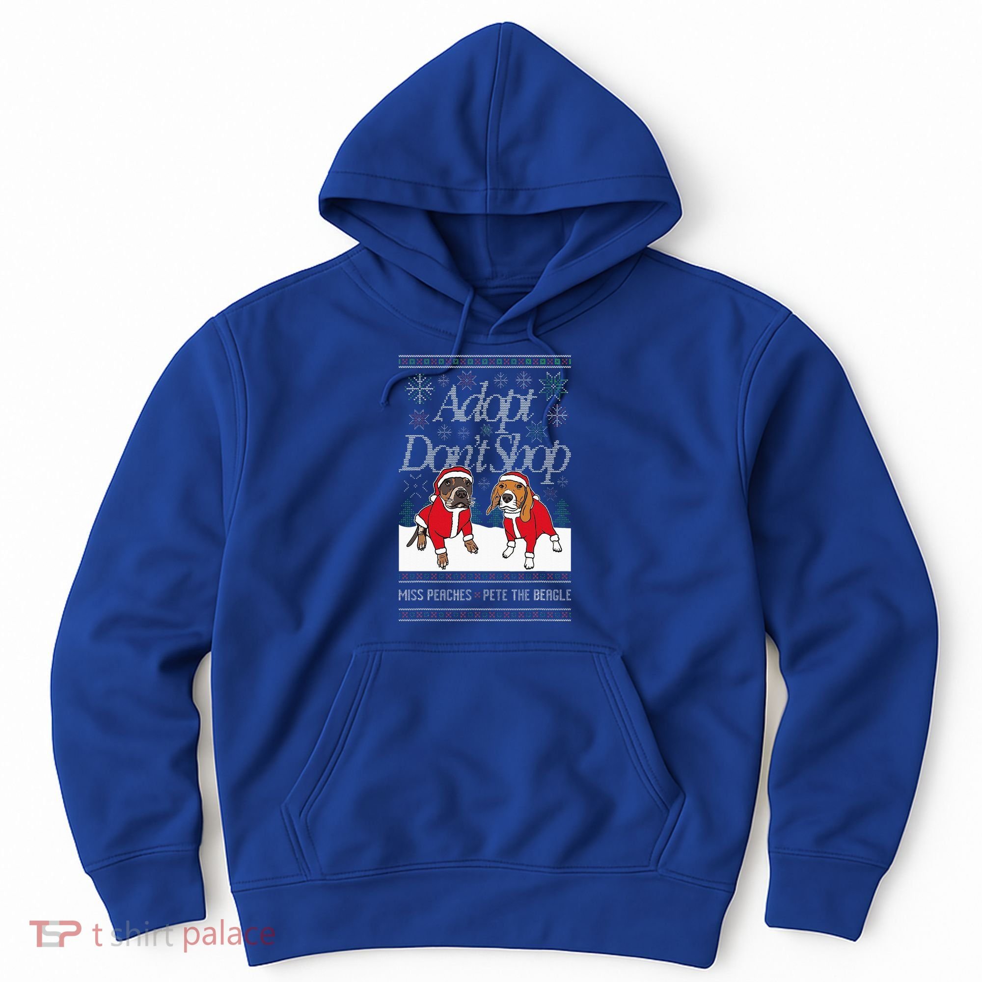 Christmas Miss Peaches & Pete The Beagle Hoodie