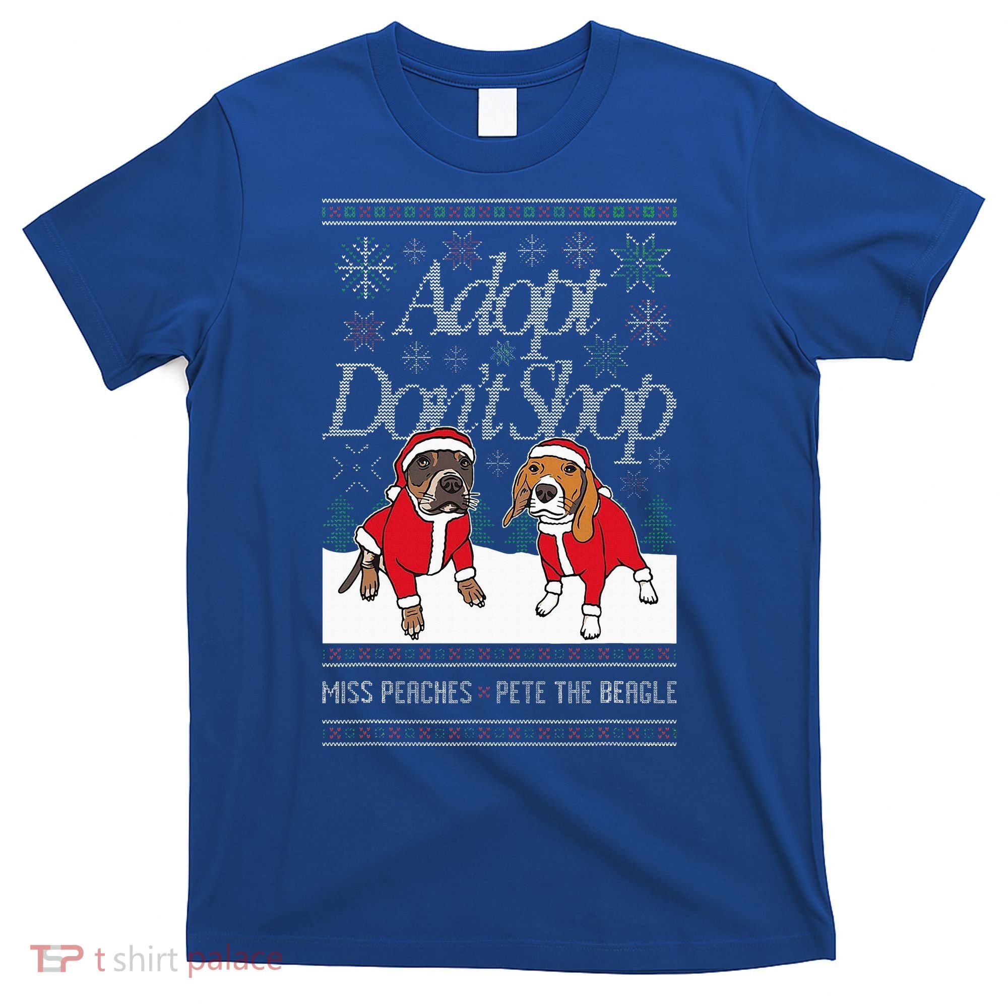 Christmas Miss Peaches & Pete The Beagle T-Shirt