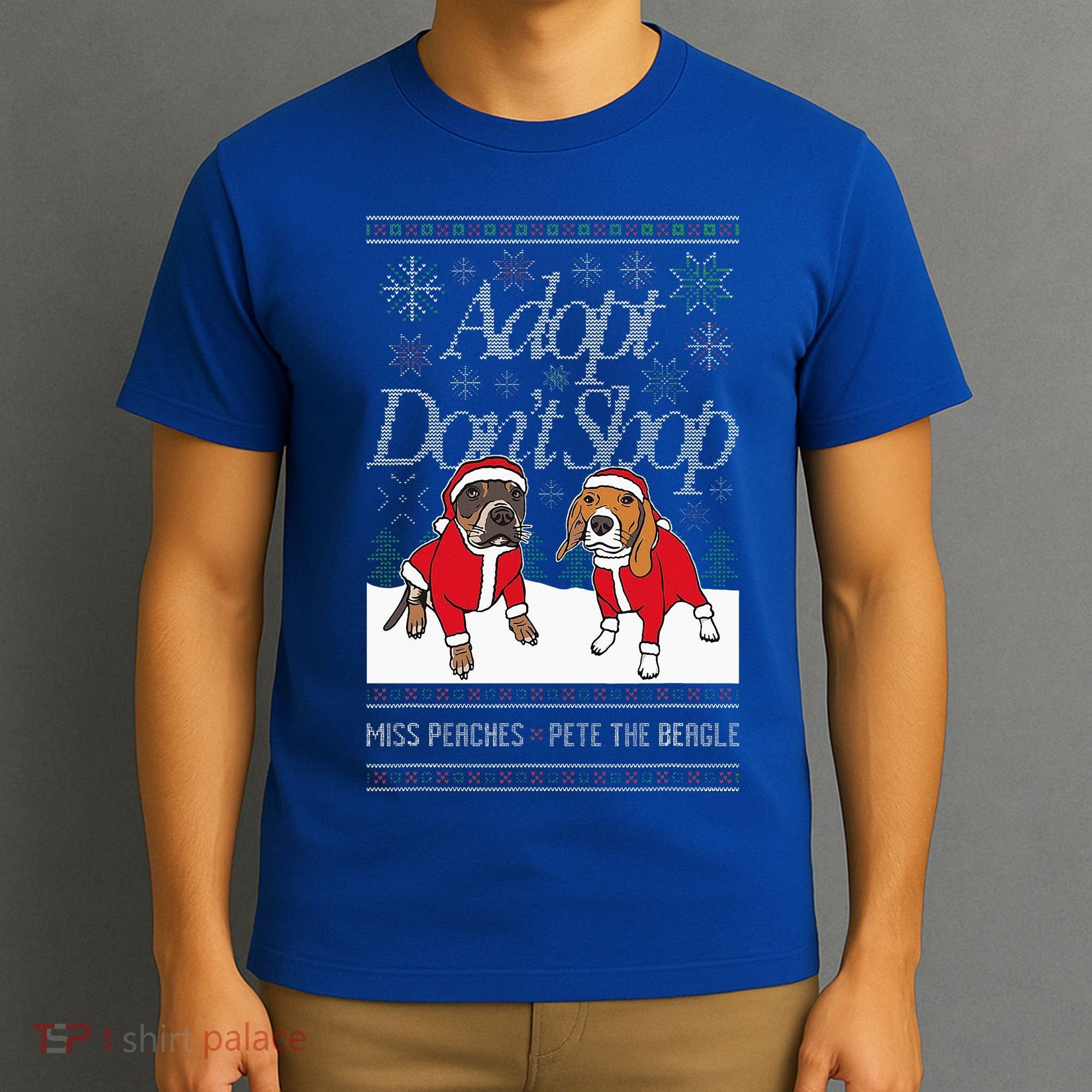 Christmas Miss Peaches & Pete The Beagle T-Shirt