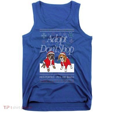 Christmas Miss Peaches & Pete The Beagle Tank Top
