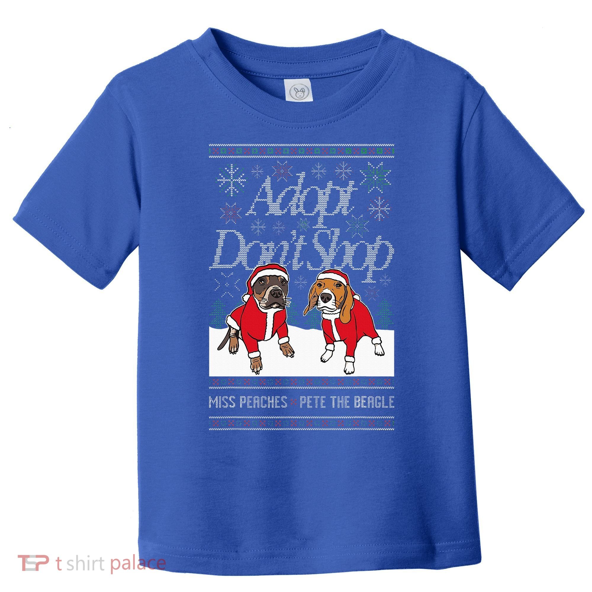 Christmas Miss Peaches & Pete The Beagle Toddler T-Shirt