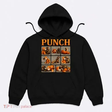Cute Monkey Punch Funny Hoodie