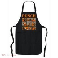 Cute Monkey Punch Funny Apron thumb 0