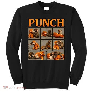 Cute Monkey Punch Funny Sweatshirt