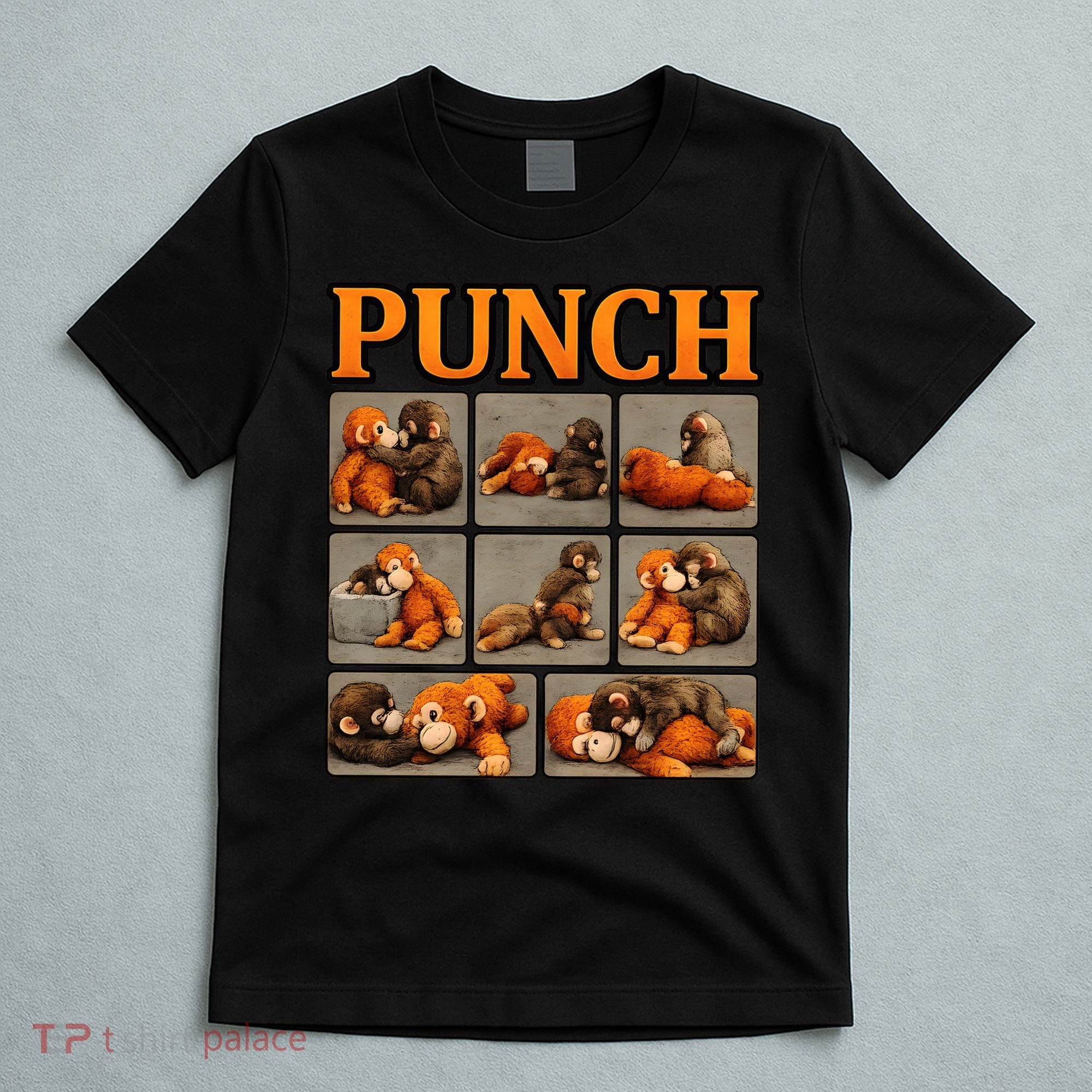 Cute Monkey Punch Funny T-Shirt