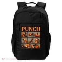 Cute Monkey Punch Funny Backpack thumb 0