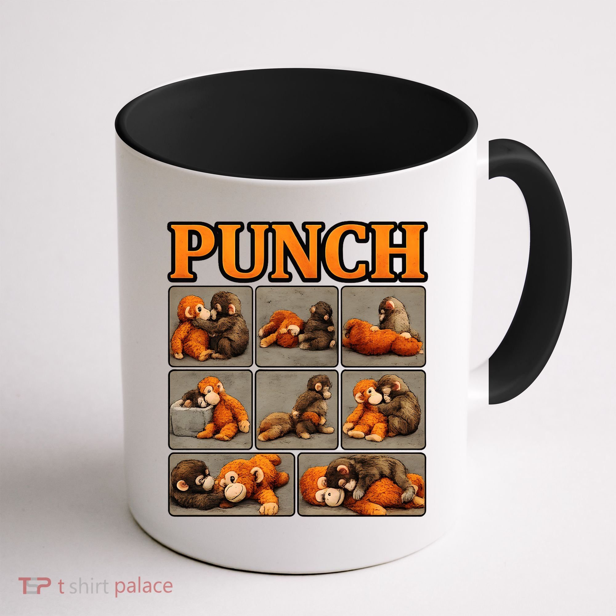 Cute Monkey Punch Funny Coffee Mug
