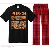 Cute Monkey Punch Funny Pajama Set thumb 0