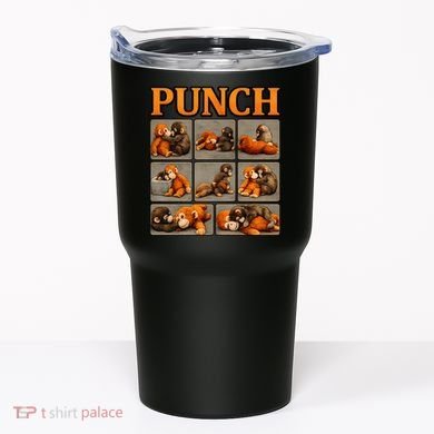 Cute Monkey Punch Funny Tumbler