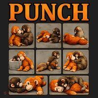Cute Monkey Punch Funny Tumbler thumb 3