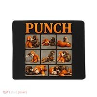 Cute Monkey Punch Funny Mousepad thumb 0