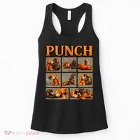 Cute Monkey Punch Funny Women's Tank Top thumb 0