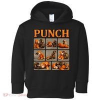 Cute Monkey Punch Funny Toddler Hoodie thumb 0