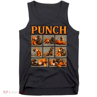 Cute Monkey Punch Funny Tank Top