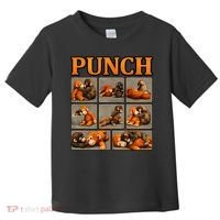 Cute Monkey Punch Funny Toddler T-Shirt thumb 0
