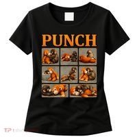 Cute Monkey Punch Funny Women's T-Shirt thumb 0