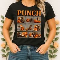 Cute Monkey Punch Funny Women's T-Shirt thumb 2