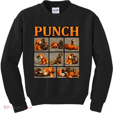 Cute Monkey Punch Funny Kids Sweatshirt